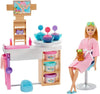 Barbie la centrul de relaxare cu catelus si 15 accesorii