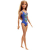 Papusa Barbie  - Costum de baie albastru