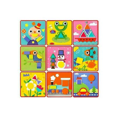 Jocul Mozaic - Invatam forme geometrice si culori