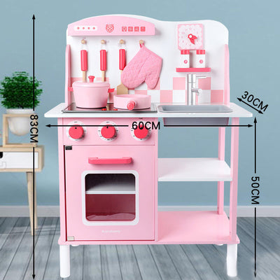 Bucatarie din lemn - Pink Kitchen