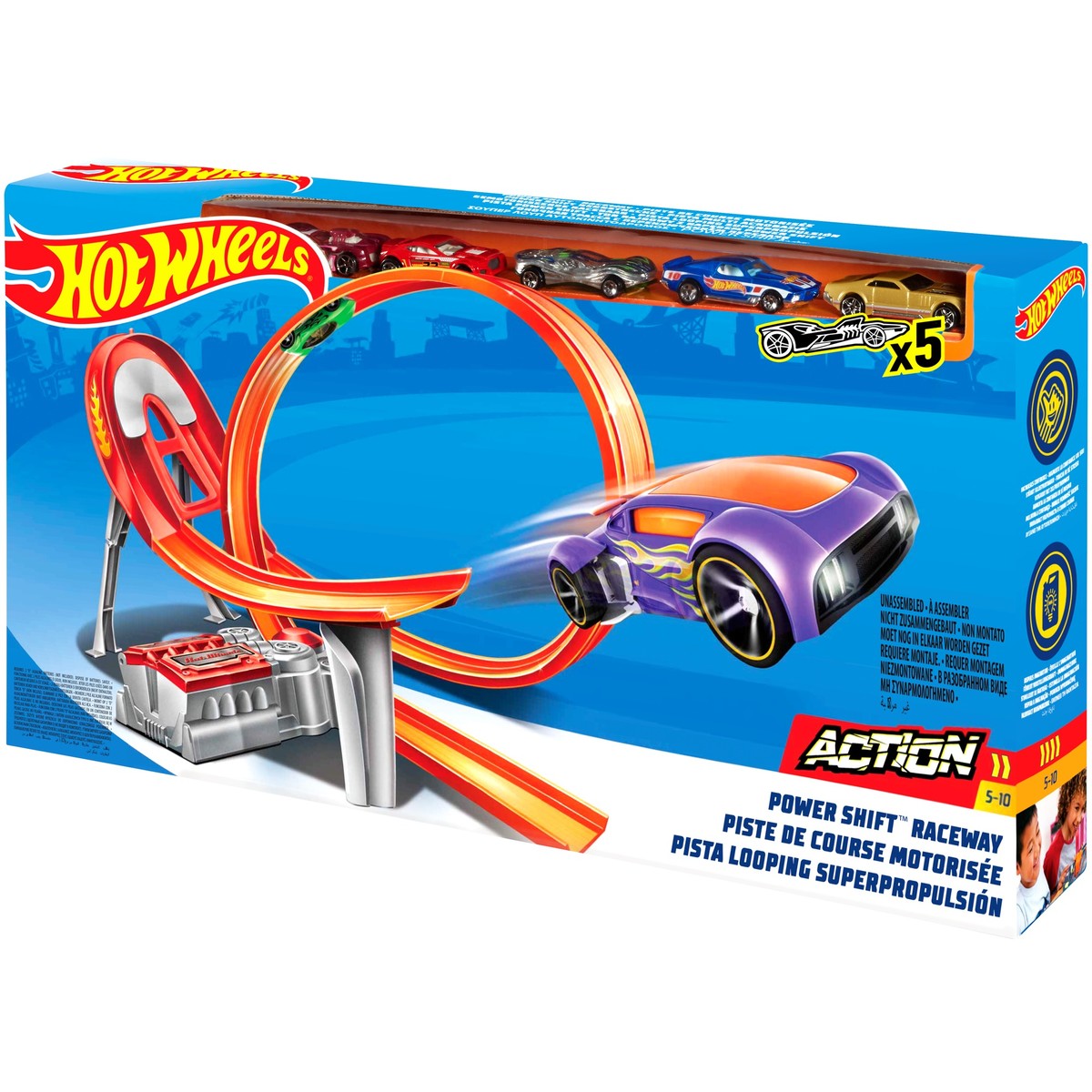 Pista looping best sale hot wheels