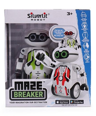 Robot Maze Breaker - Alb-Verde