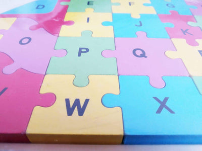 Puzzle din lemn - Pestele  Alfabet