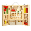 Trusa cu sertare, unelte din lemn si accesorii pentru construit