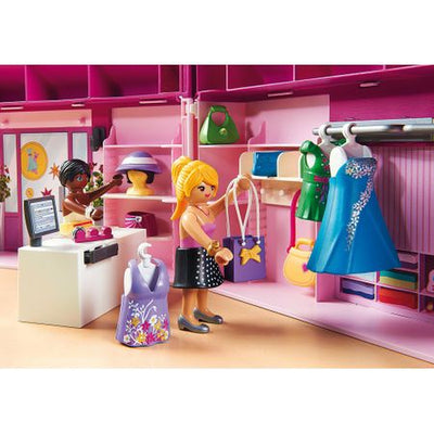Playmobil Fashion Girls - Magazinul cu haine