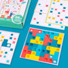 Joc de logica cauta-priveste-potriveste - Tetris din lemn T Paired Puzzle