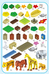 Cuburi de construit si animale- LA ZOO