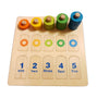 Secvente Geometrice - Cifre, culori si asocieri de piese in stil Montessori