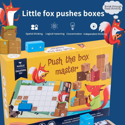 Joc pentru gandire logica si vedere in spatiu -  Push the BOX
