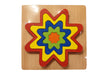Puzzle din lemn 3D lemn - FLOARE Rainbow forme si marimi