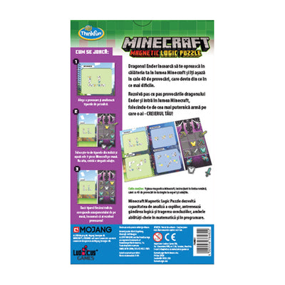 Thinkfun - Minecraft Magnetic Travel Game, lb.română