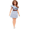 BARBIE FASHIONISTAS - Barbie cu rochie cu dungi - Model 76