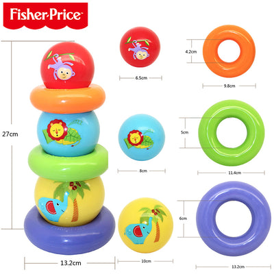 Fisher Price - Rainbow Stacked Ball