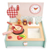 Mini Bucătărie din lemn premium Tender Leaf Toys -  Kitchenette cu accesorii