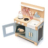 Bucatarie din lemn premium Tender Leaf Toys - Mini Chef Kitchen cu accesorii