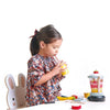 Blender din lemn premium Tender Leaf Toys - Blender de fructe cu accesorii