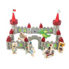 Castel din lemn premium Tender Leaf Toys - Castelul Dragonului - 59 piese