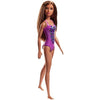 Papusa Barbie - Costum de baie mov