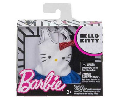 Haine papusi Barbie - Rochita cu Hello Kitty