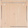 Tablita din lemn cu Activitati - Tablita Stie Tot Ceas si Calendar - ENGLEZA 45 x 45 cm