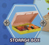 Trusa cu bormasina electrica - 3D Puzzle Box  Orange 333 piese