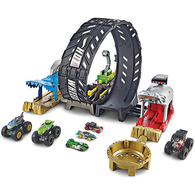 Hot Wheels - Set de joaca Hot Wheels Monster Trucks - Provocarea super pistei Epic LOOP