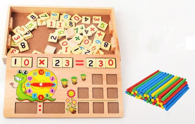 Joc din lemn Invatam matematica in stil Montessori