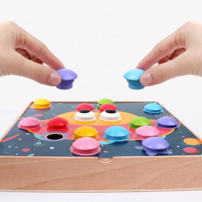Jocul Mozaic  cu 36 butoni din lemn