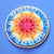Joc din lemn stil puzzle - Mandala curcubeu cu pietre sclipitoare