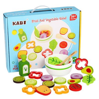 Joc din lemn - Salata cu Fructe si legume - Kabi