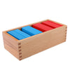 Litere senzoriale in stil Montessori - Placute din lemn cu litere - Sandpaper