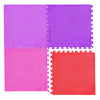 Covor puzzle din spuma Pink - Purple, grosime 1.2 cm