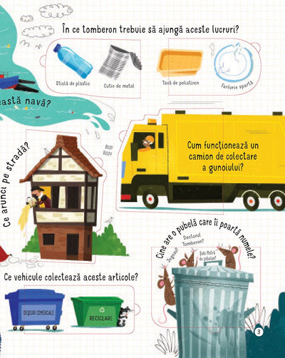 Intrebari si raspunsuri despre reciclare si deseuri - Carte cu clapete