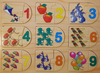 Puzzle lemn- Numere M3