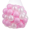 Bile colorate din plastic pentru loc de joaca - 50 bucati alb / roz