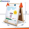 Tabla 3 in 1 din lemn cu rola de hartie si suprafata pentru desen cu creta/marker - Discovery Kids