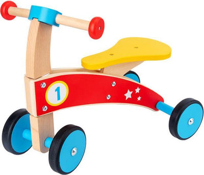 Tricicleta din lemn pentru copiii