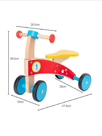 Tricicleta din lemn pentru copiii